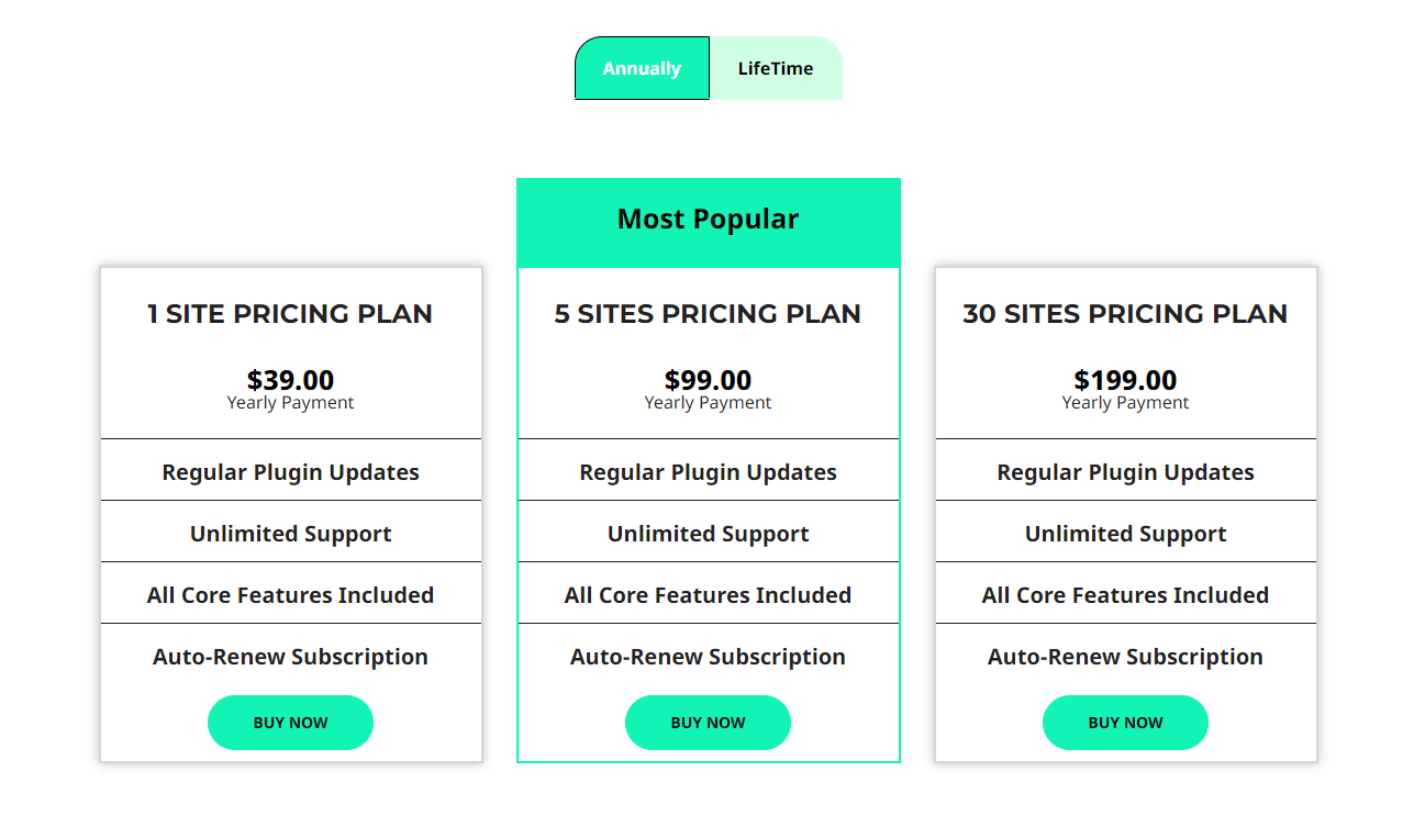 New User Approve Pricing