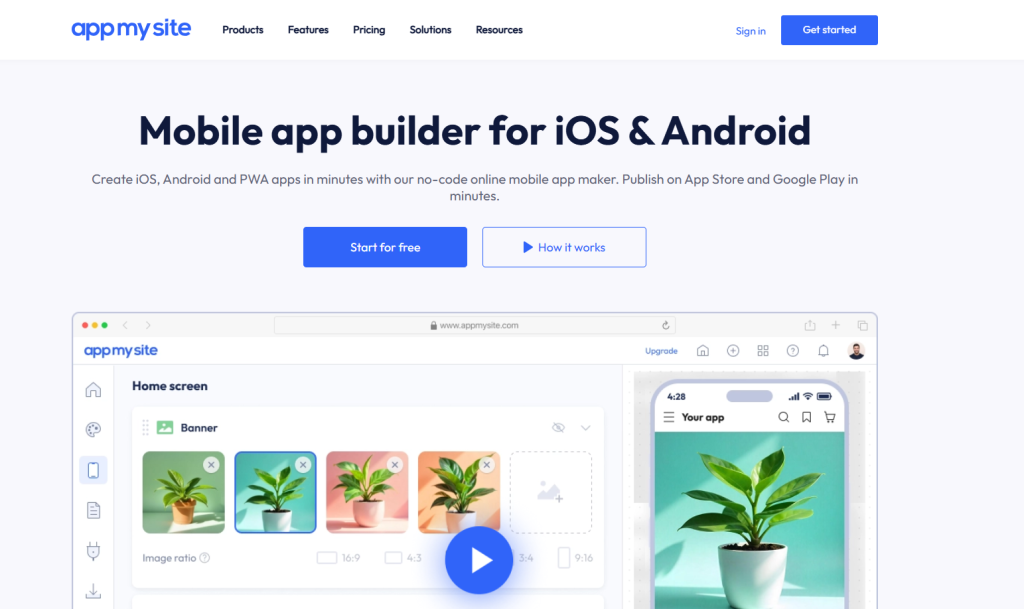 AppMySite - convert WordPress sites into mobile apps