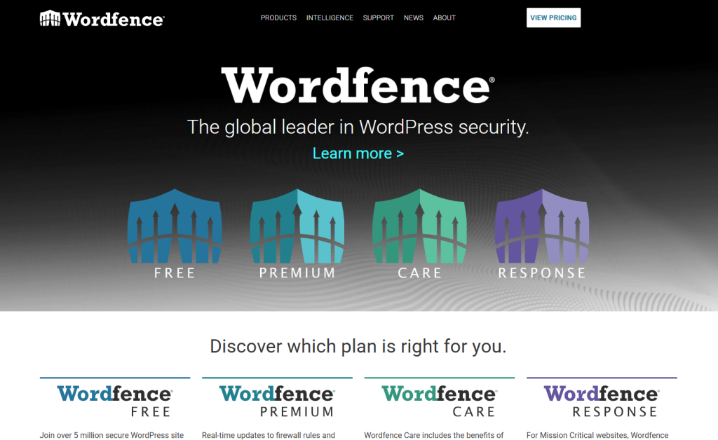 Wordfence - Top WordPress security plugin
